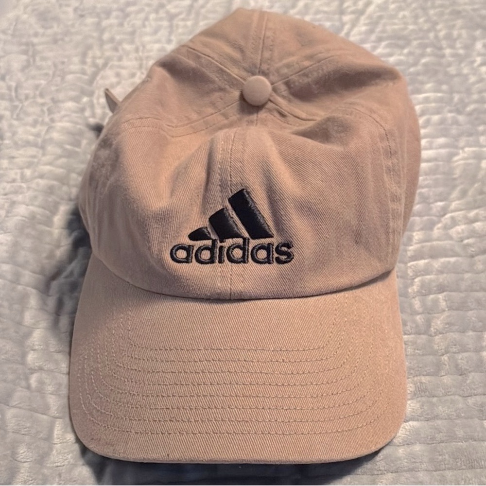 Adidas Beige Cap with Black Logo